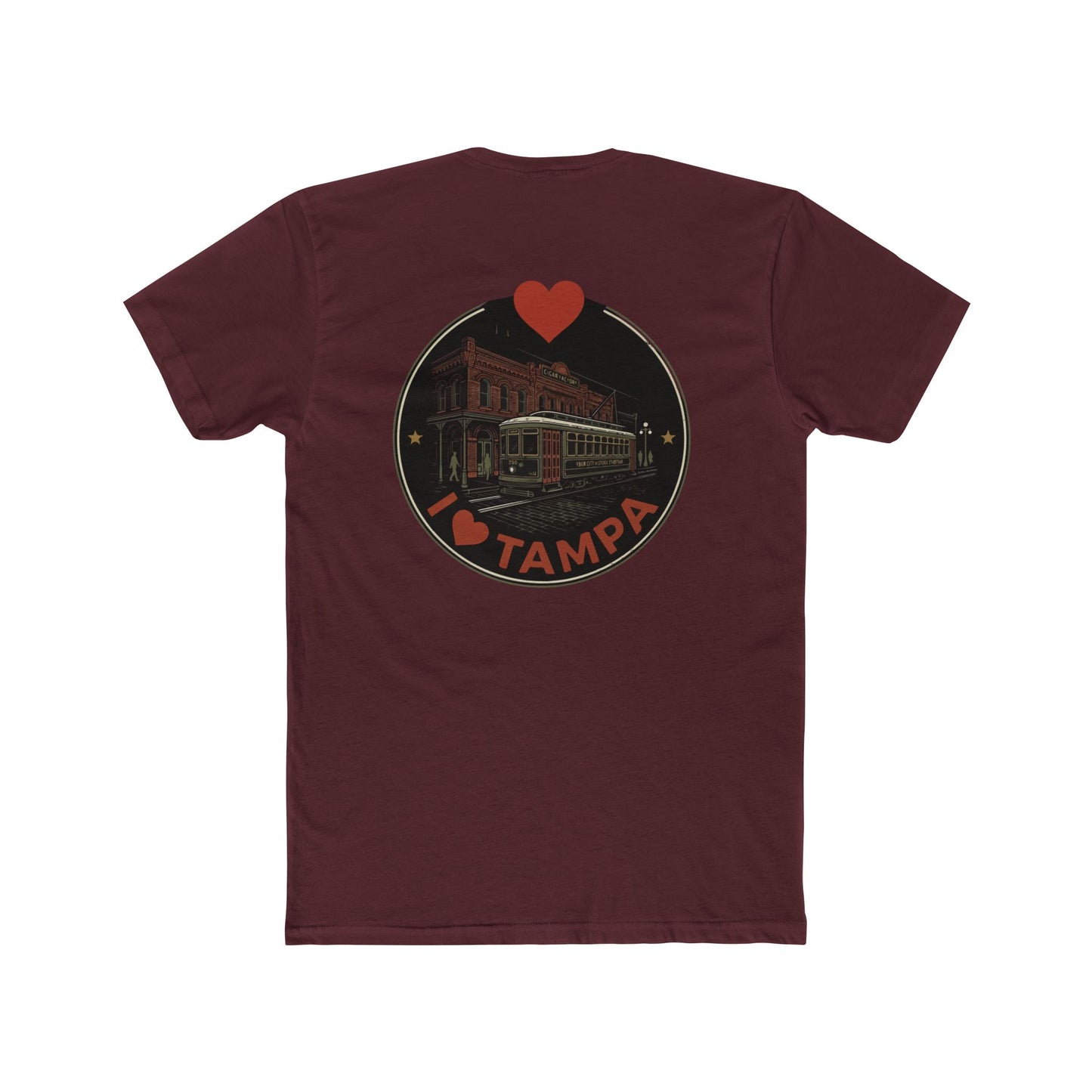 I Heart Tampa Streetcar T-Shirt — Retro Tampa Vintage City Tee