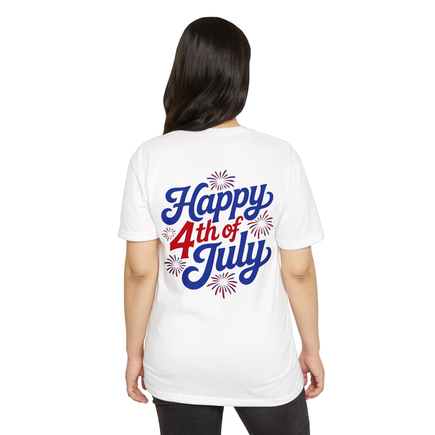 Happy 4th of July T-Shirt — Retro Fireworks Independence Day Tee