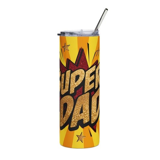 Tumbler — “Super Dad” 20oz Stainless Steel Travel Tumbler