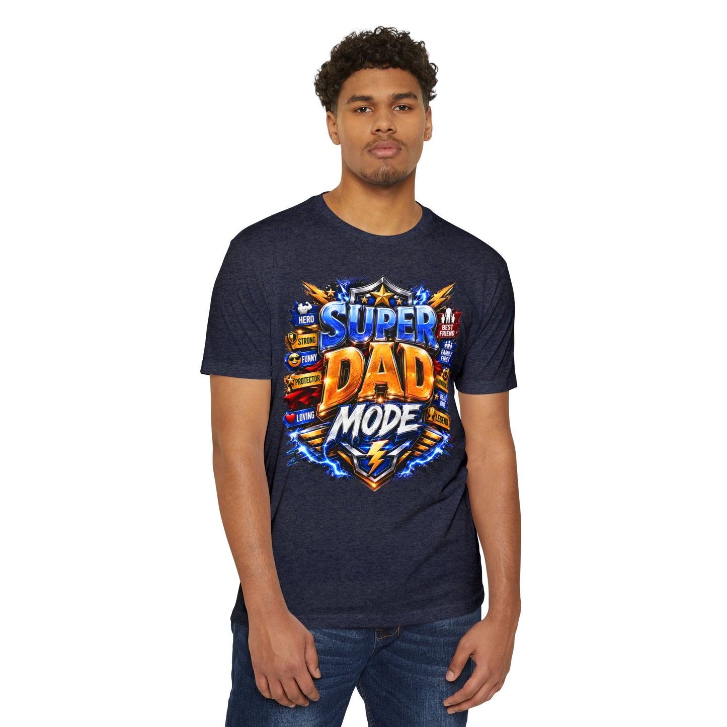 Super Dad Mode T-Shirt — Bold Father’s Day Graphic Tee