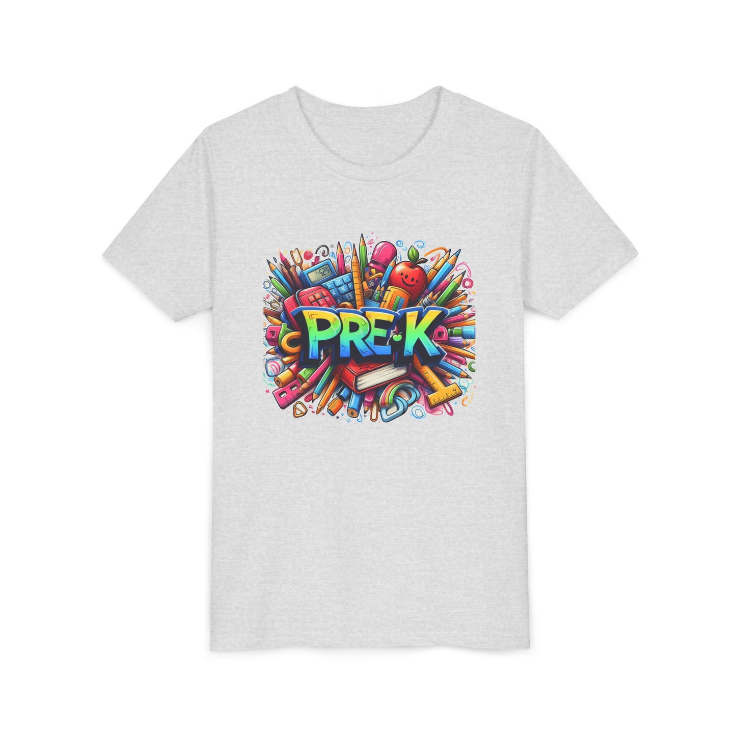 PRE-K Kids Tee — Colorful Back-to-School Pre-K Shirt for Preschoolers