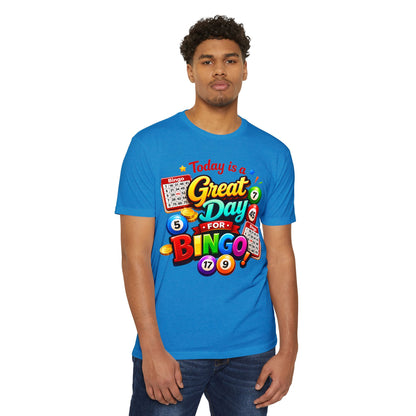 Bingo T-Shirt — "Today Is a Great Day for Bingo" Retro Game Night Tee