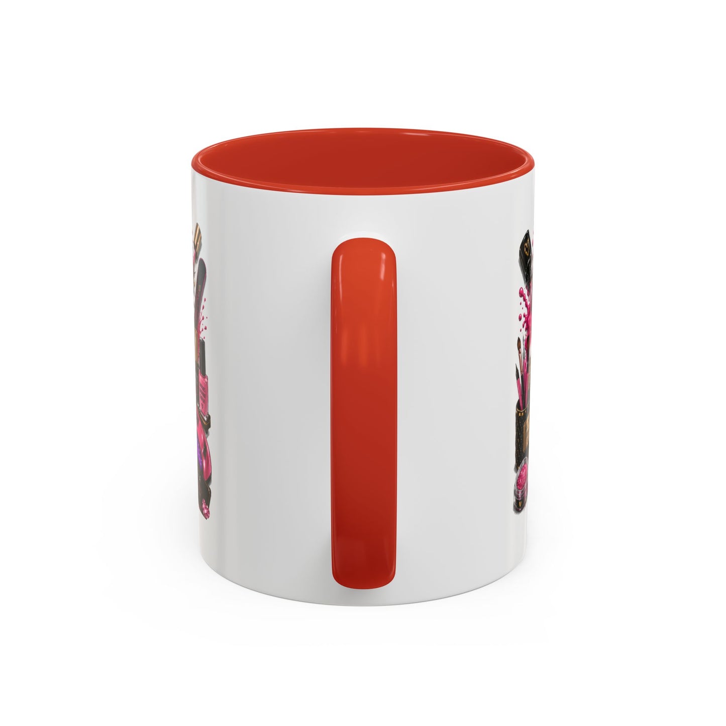 Coffee Mug — "Nails Are My Therapy" Pink Nail Tech Gift