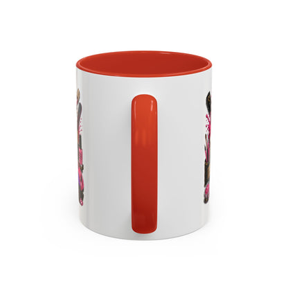 Coffee Mug — "Nails Are My Therapy" Pink Nail Tech Gift