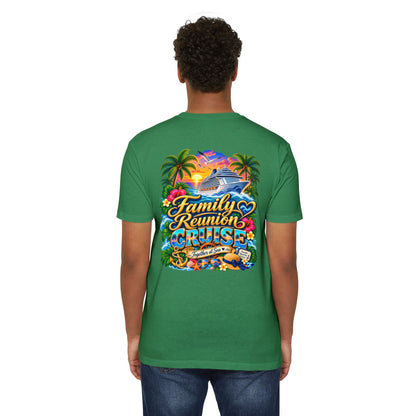 Family Reunion Cruise T-Shirt — Tropical Cruise Crew Tee