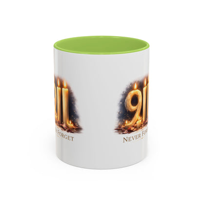 9/11 Never Forget Memorial Coffee Mug