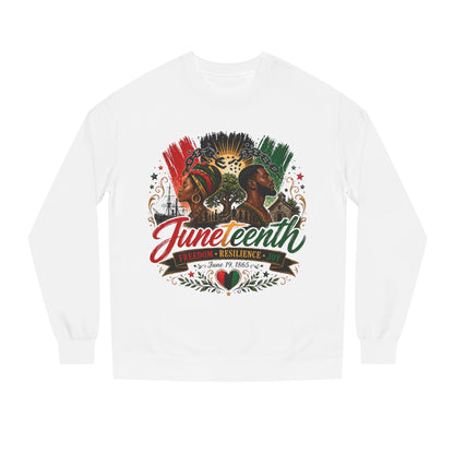 Juneteenth Celebration Sweatshirt — "Juneteenth: Resilience" African Heritage Crewneck