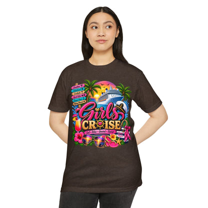 Girls Cruise T‑Shirt — Tropical Bachelorette & Vacation Tee