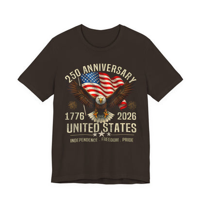 250th Anniversary United States Eagle T-Shirt – 1776–2026 Patriotic Tee