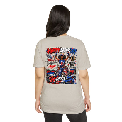 Happy Labor Day Workers T-Shirt — Union Strong, Honor Hard Work Tee