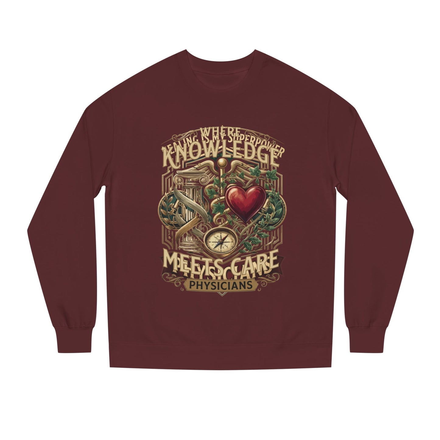 Physicians "Where Knowledge Meets Care" Crewneck Sweatshirt