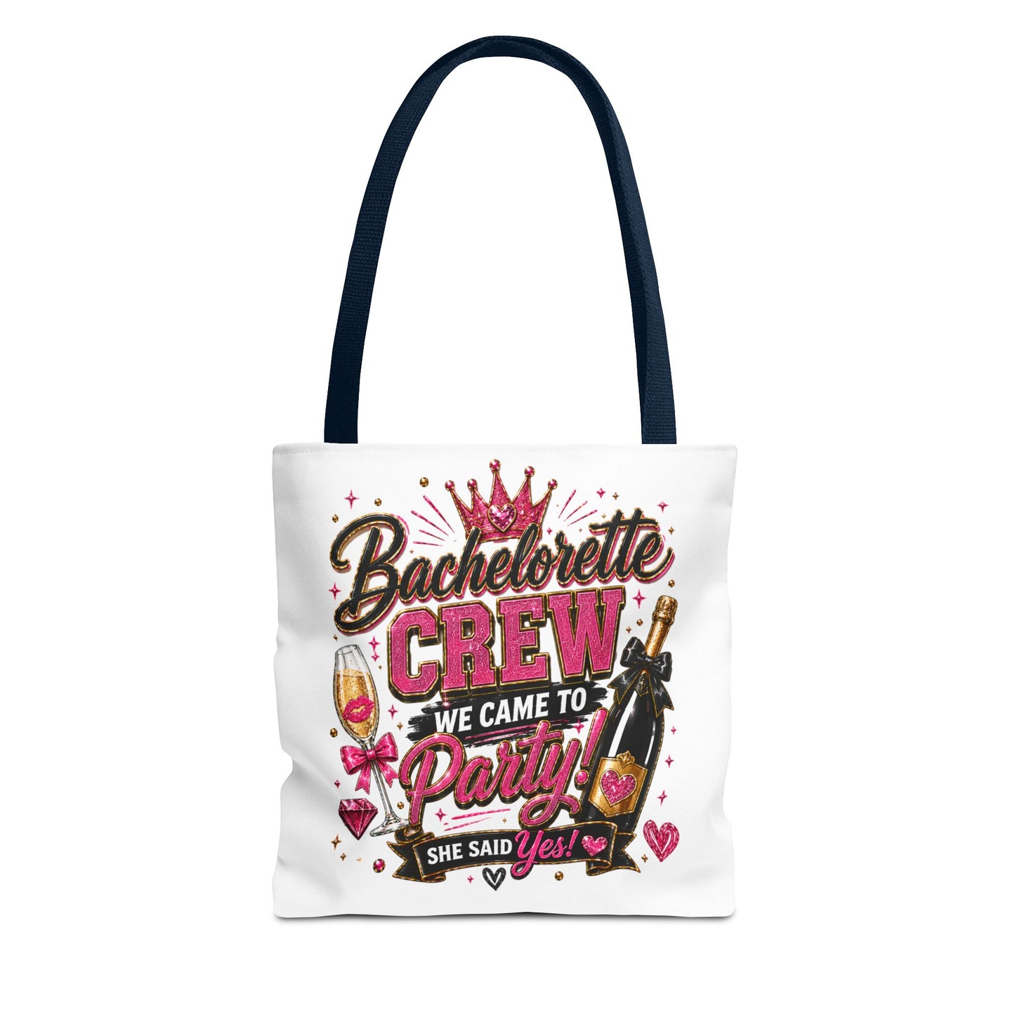Bachelorette Crew Party Tote Bag — 'We Came to Party' Bridal Shower Gift