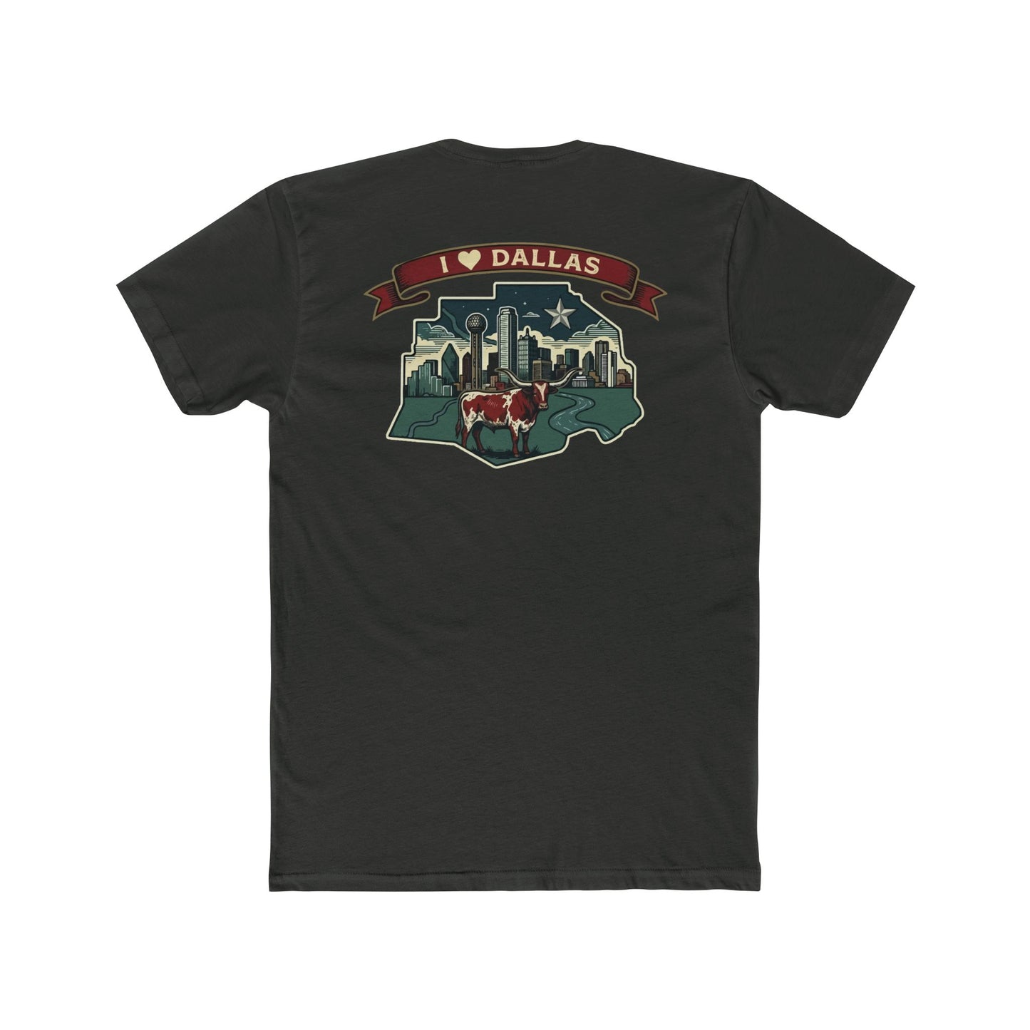 I Heart Dallas Tee — Vintage Dallas Skyline T-Shirt