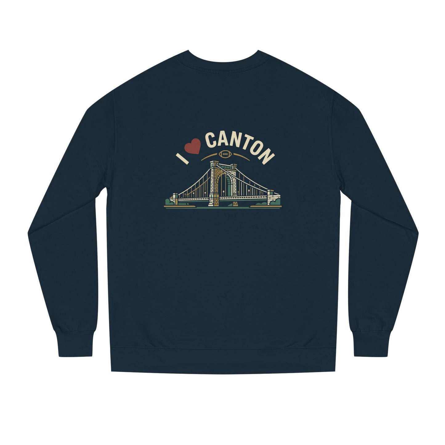 I  Canton Crewneck Sweatshirt — Canton Bridge Graphic Pullover