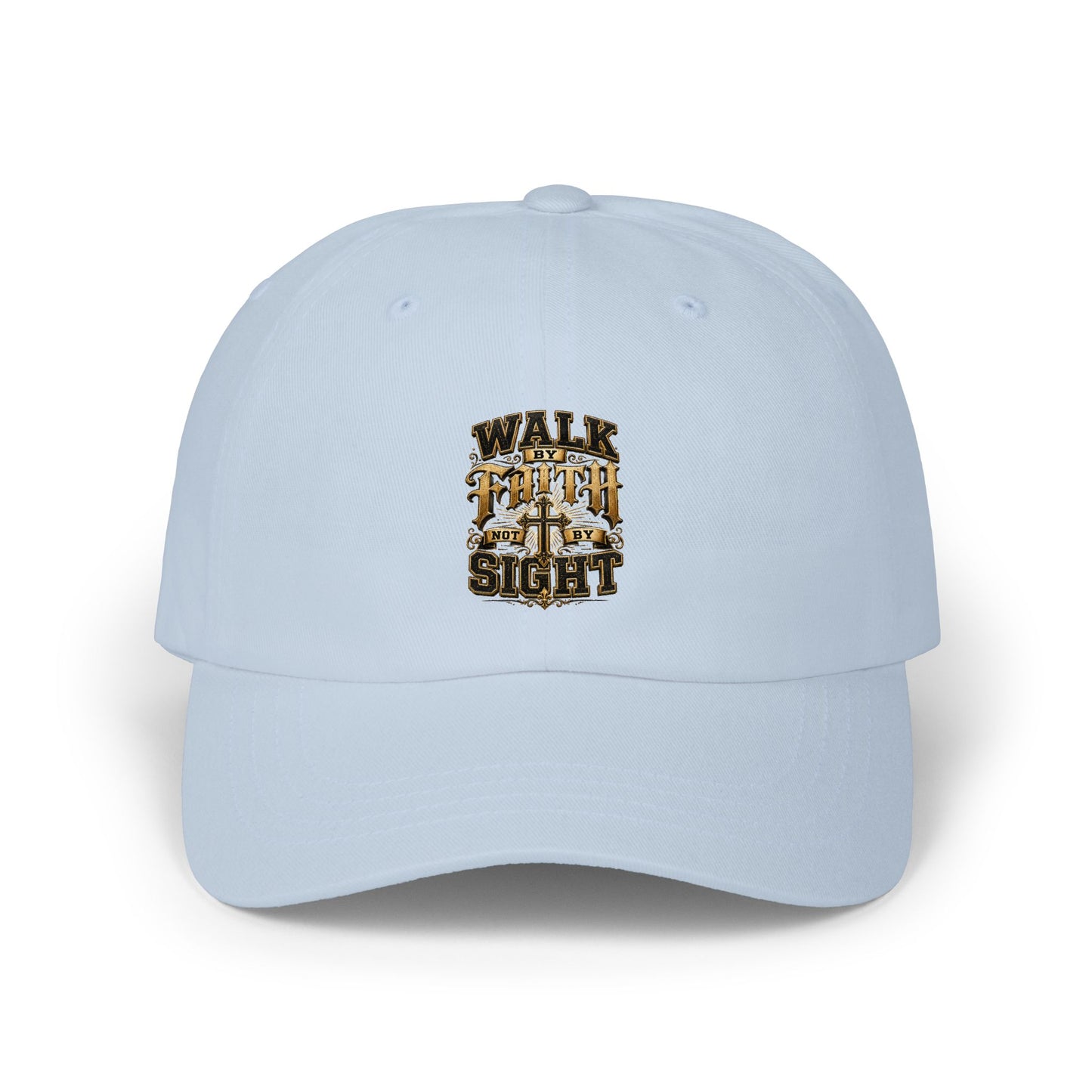 Dad Cap — "Walk With Sight" Vintage Safari Embroidered Baseball Hat
