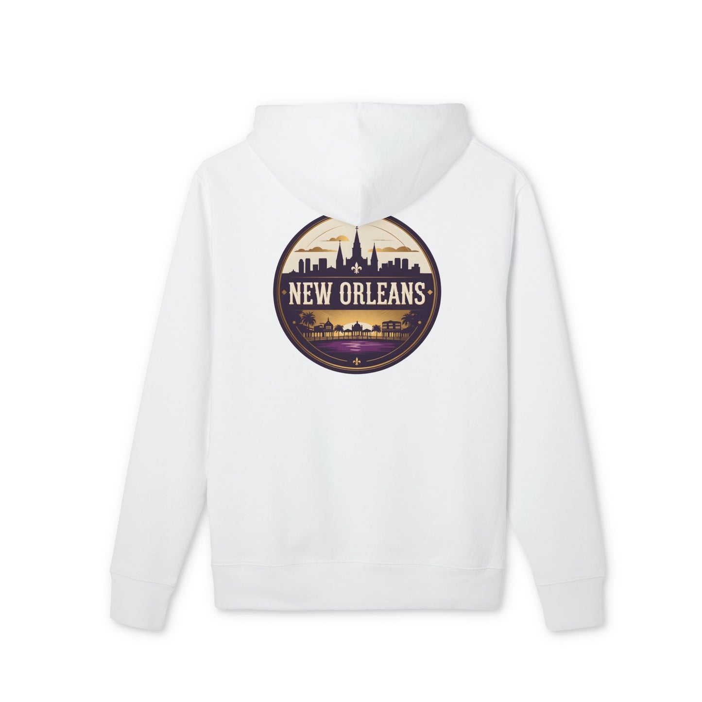 New Orleans Skyline Hoodie — Vintage Crescent City Travel Pullover