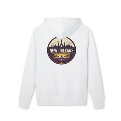 New Orleans Skyline Hoodie — Vintage Crescent City Travel Pullover