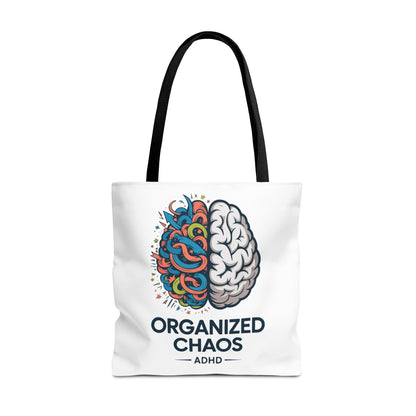 ADHD Tote Bag — "Organized Chaos" Brain Design