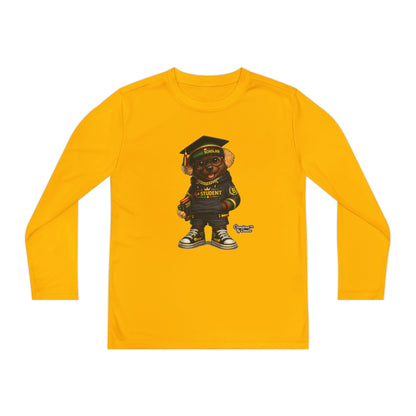 Youth Long Sleeve Tee — Graduation Bear Design