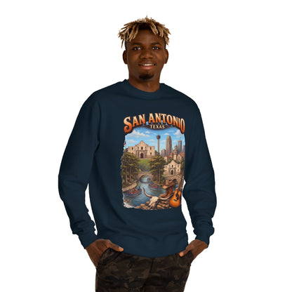 San Antonio Riverwalk Sweatshirt — Texas Travel Scenic Crewneck