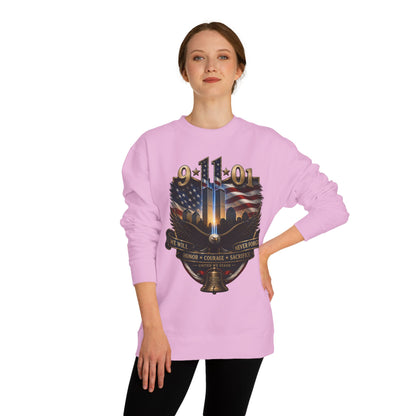 9/11 Memorial Sweatshirt — We Will Never Forget Tribute Crewneck