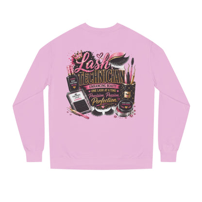 Lash Technician Crewneck Sweatshirt — Professional Eyelash Artist Apparel