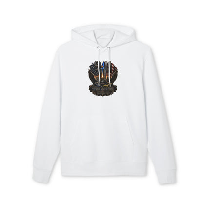 9/11 Memorial Hoodie - We Will Never Forget Tribute Pullover