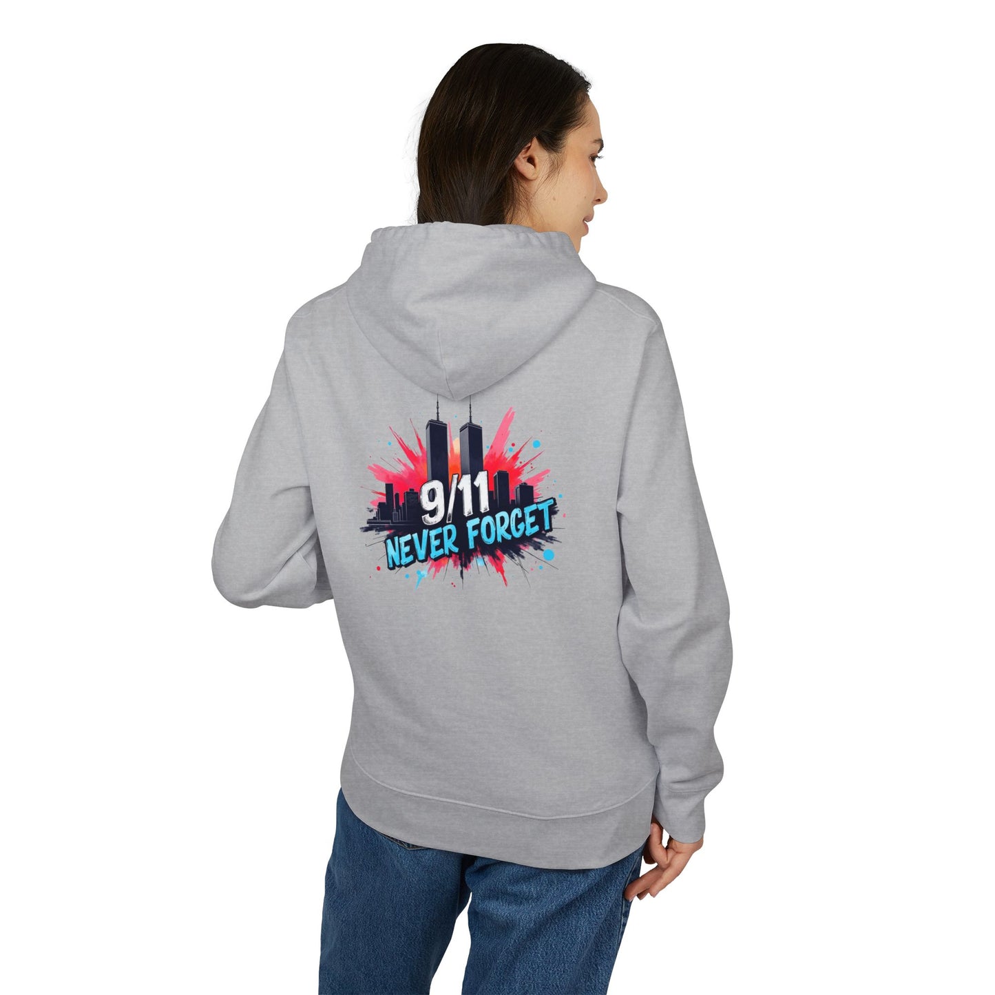 9/11 Never Forget Hoodie — Memorial Tribute Pullover
