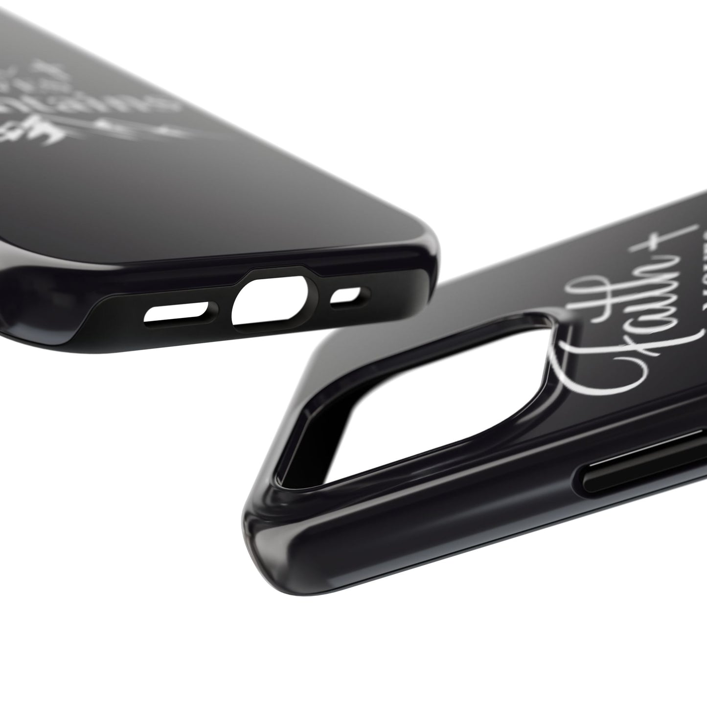 Faith Moves Mountains Tough Phone Case — Christian Inspirational Mountain Design