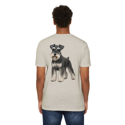 Schnauzer Dog T-Shirt — Realistic Miniature Schnauzer Graphic Tee