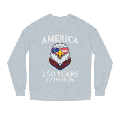 America 250 Years Sweatshirt — 1776–2026 Patriotic Eagle Crewneck