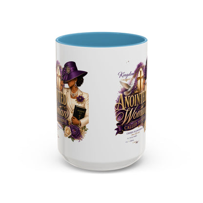 Anointed Woman Coffee Mug — Faithful, Called to Serve Accent Mug (11/15oz)