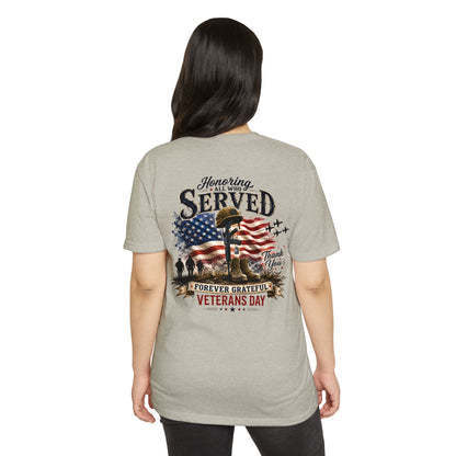 Veterans Day "Honoring All Who Served" T-Shirt