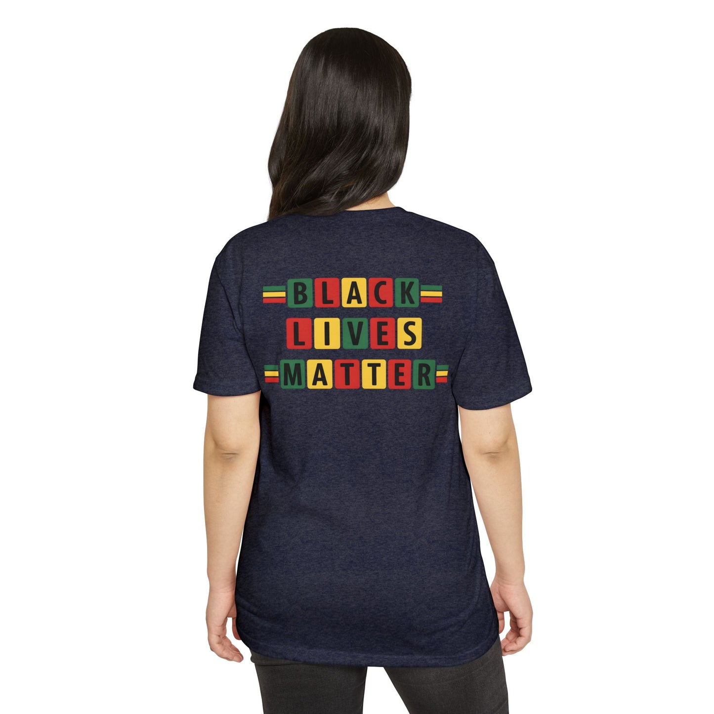 Black Lives Matter T‑Shirt - Pan-African Block Letter Tee
