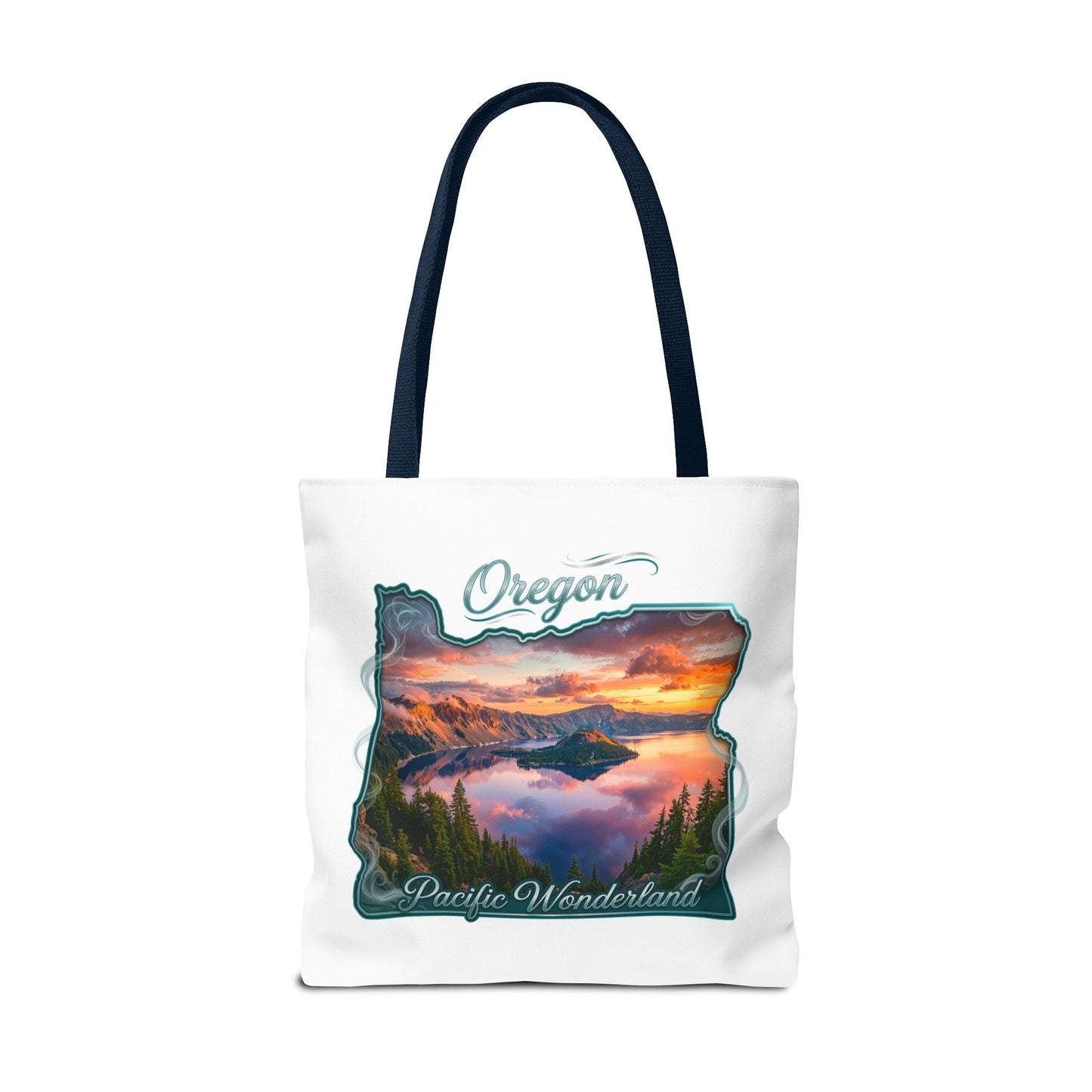Oregon Scenic Tote Bag — 'Pacific Wonderland' Sunset Landscape Tote