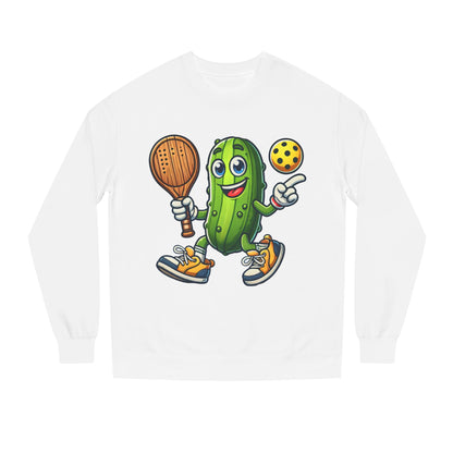 Pickle Pickleball Sweatshirt — Funny Pickle Playing Pickleball Crewneck