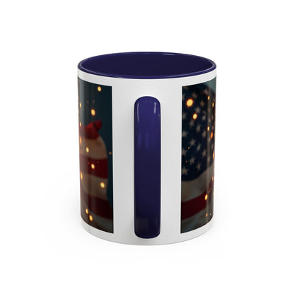 250 Years Commemorative Coffee Mug — Patriotic Eagle & American Flag Accent (11/15oz)