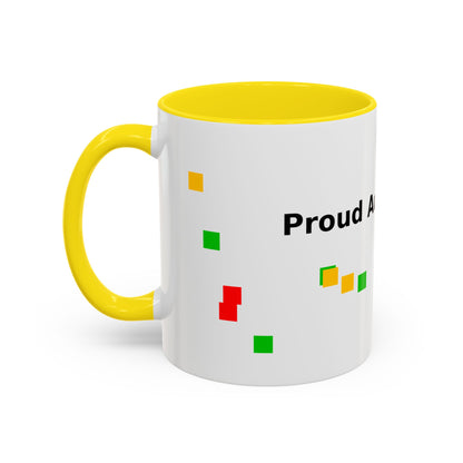 Autism Proud Mom Accent Coffee Mug – 11/15oz Color Accent