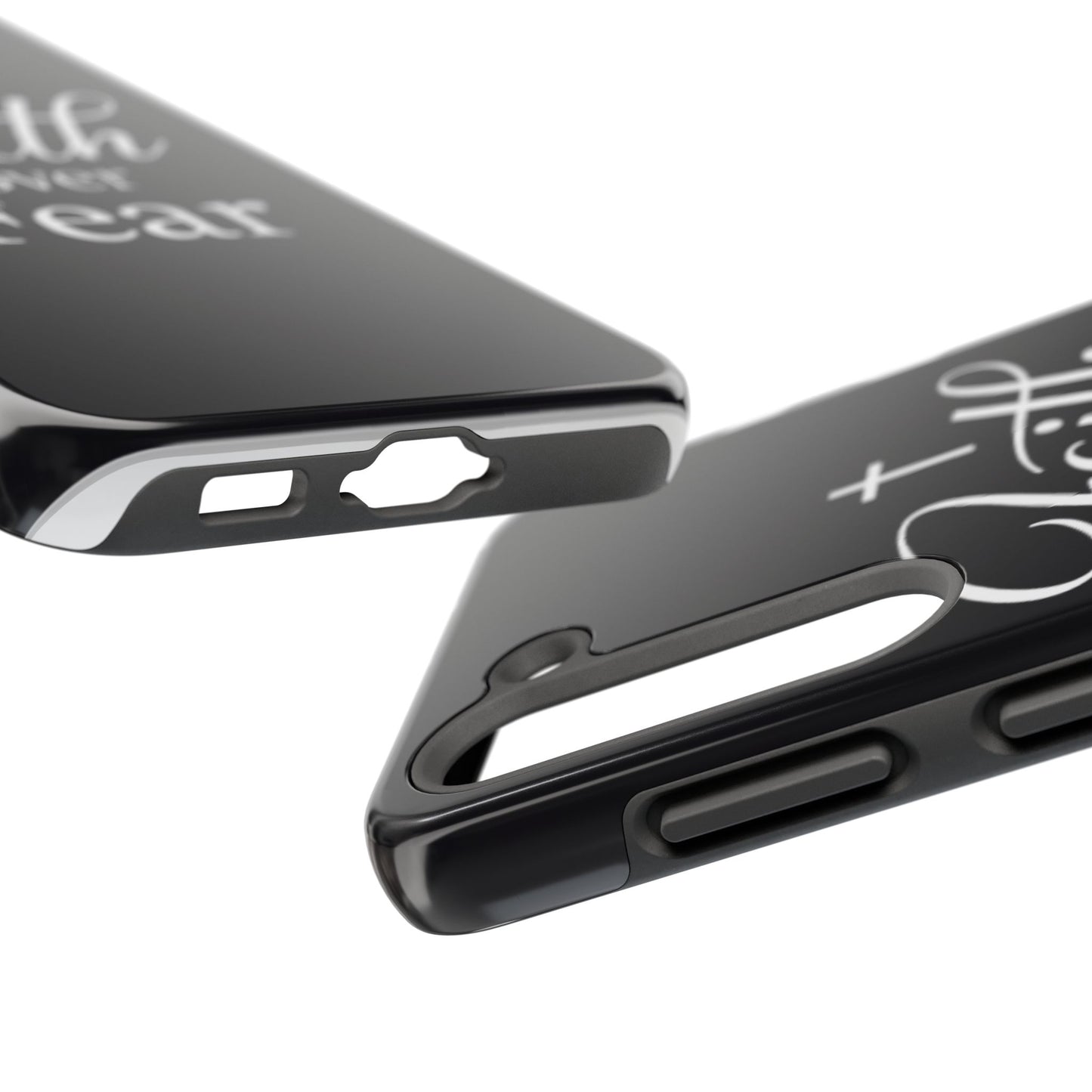 Faith Over Fear Tough Phone Case — Inspirational Christian Cross Phone Cover