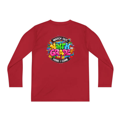 Ninth Grade Crewneck Long Sleeve — "Watch Out Ninth Grade Here I Come" Back-to-School Tee