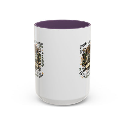 Dad King Lion Coffee Mug — 'Dad: The King' Accent 11/15oz Gift