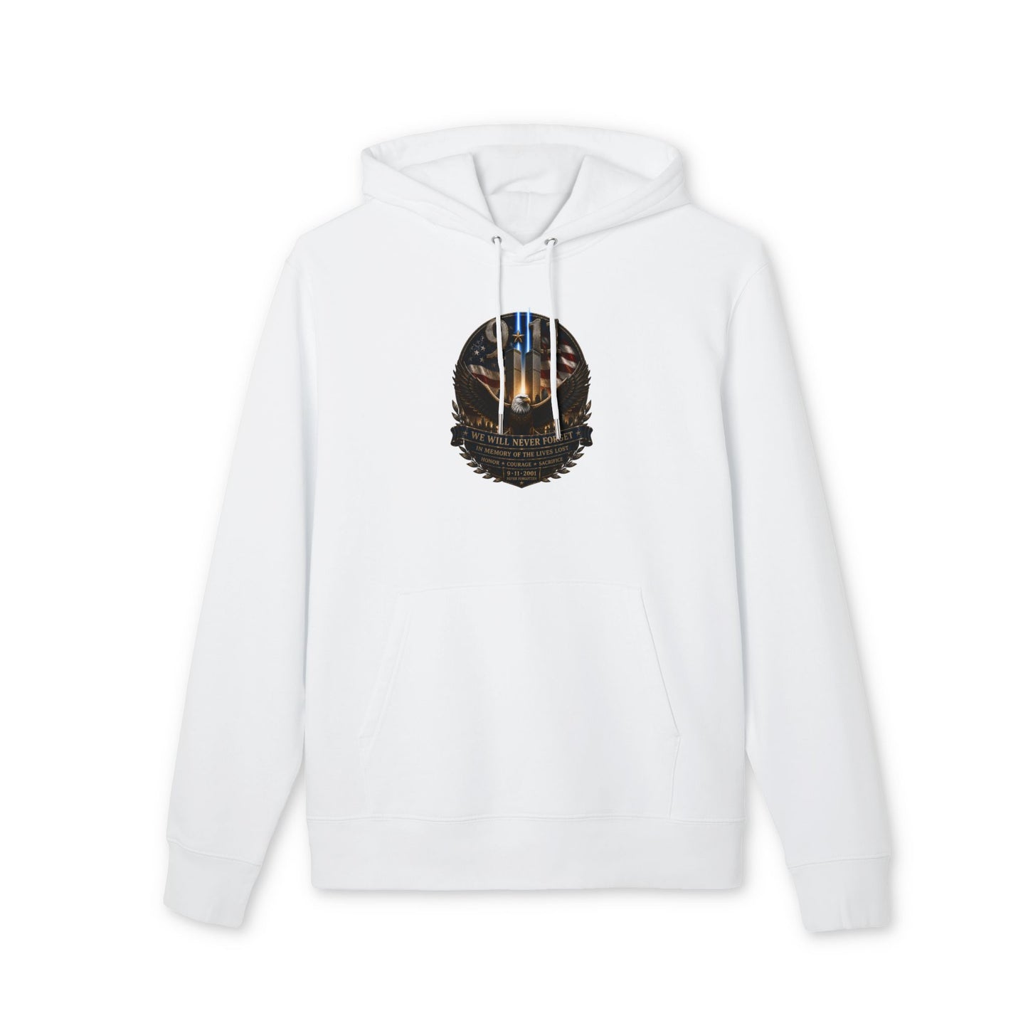 Hoodie - The Brave Never Forget Memorial Crest Hoodie