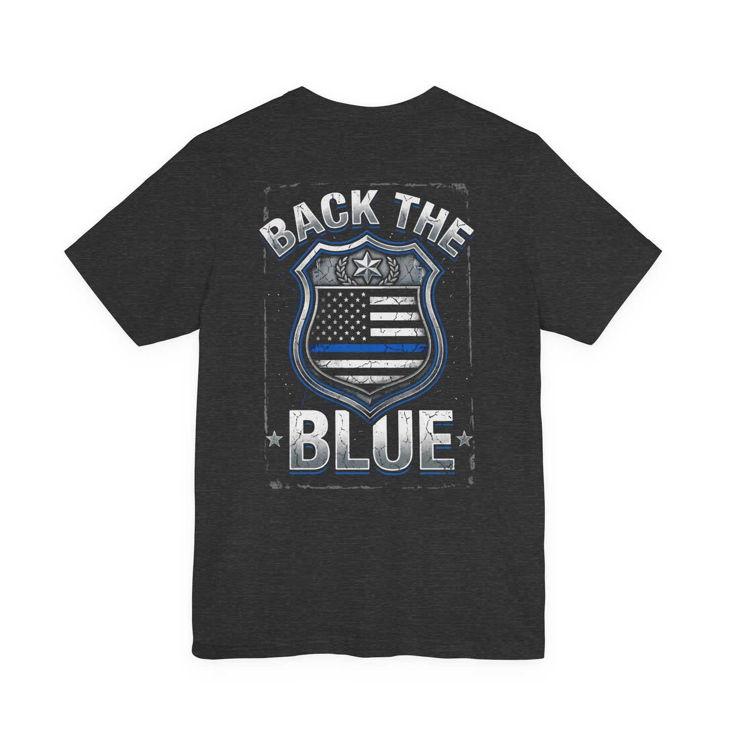 Back The Blue T-Shirt — Police Support Badge Tee