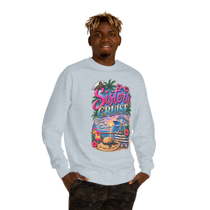 Sisters Cruise Sweatshirt – Tropical Girls’ Getaway Crewneck
