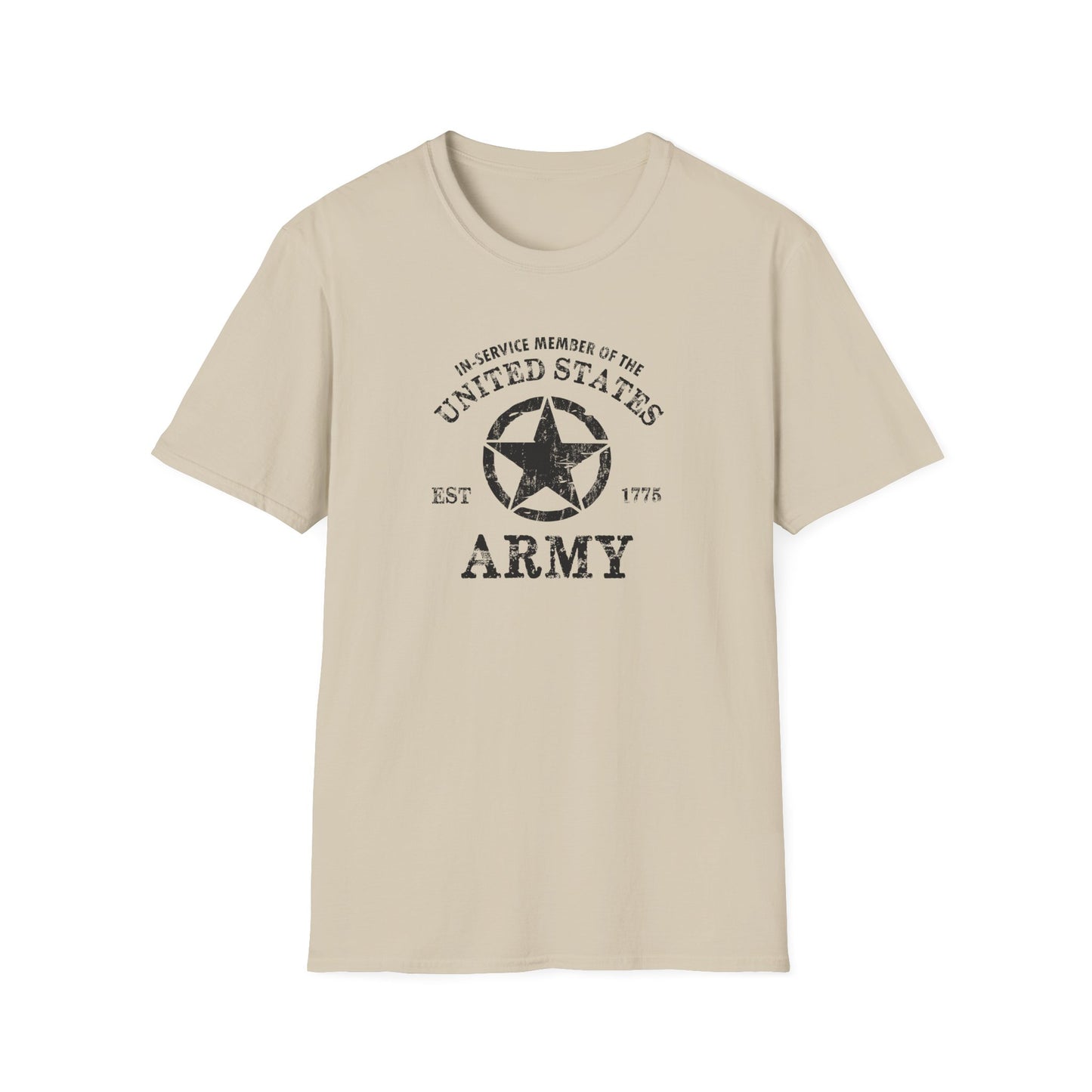 In-Service Member of the United States EST 1775 Army T-Shirt