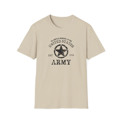 In-Service Member of the United States EST 1775 Army T-Shirt