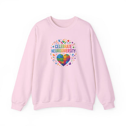 Celebrate Neurodiversity Crewneck Sweatshirt