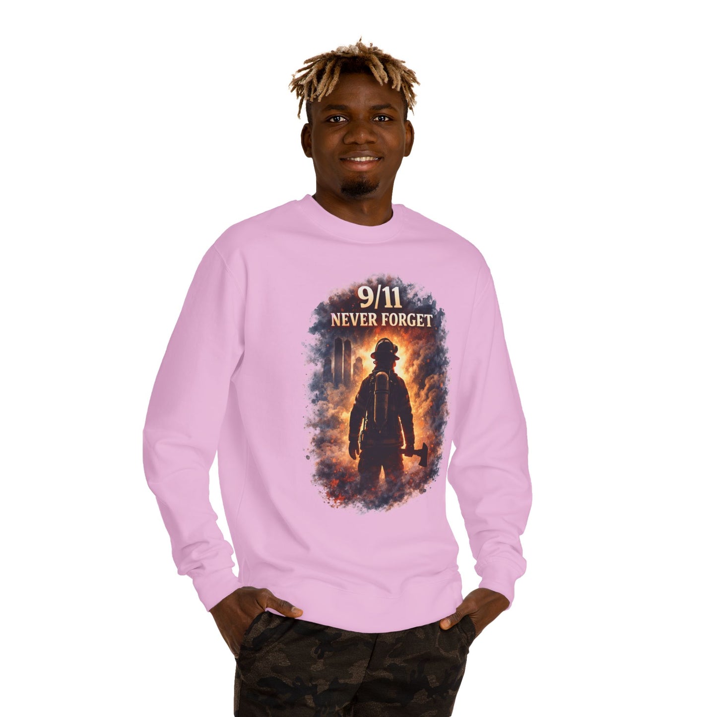 9/11 Never Forget Firefighter Sweatshirt