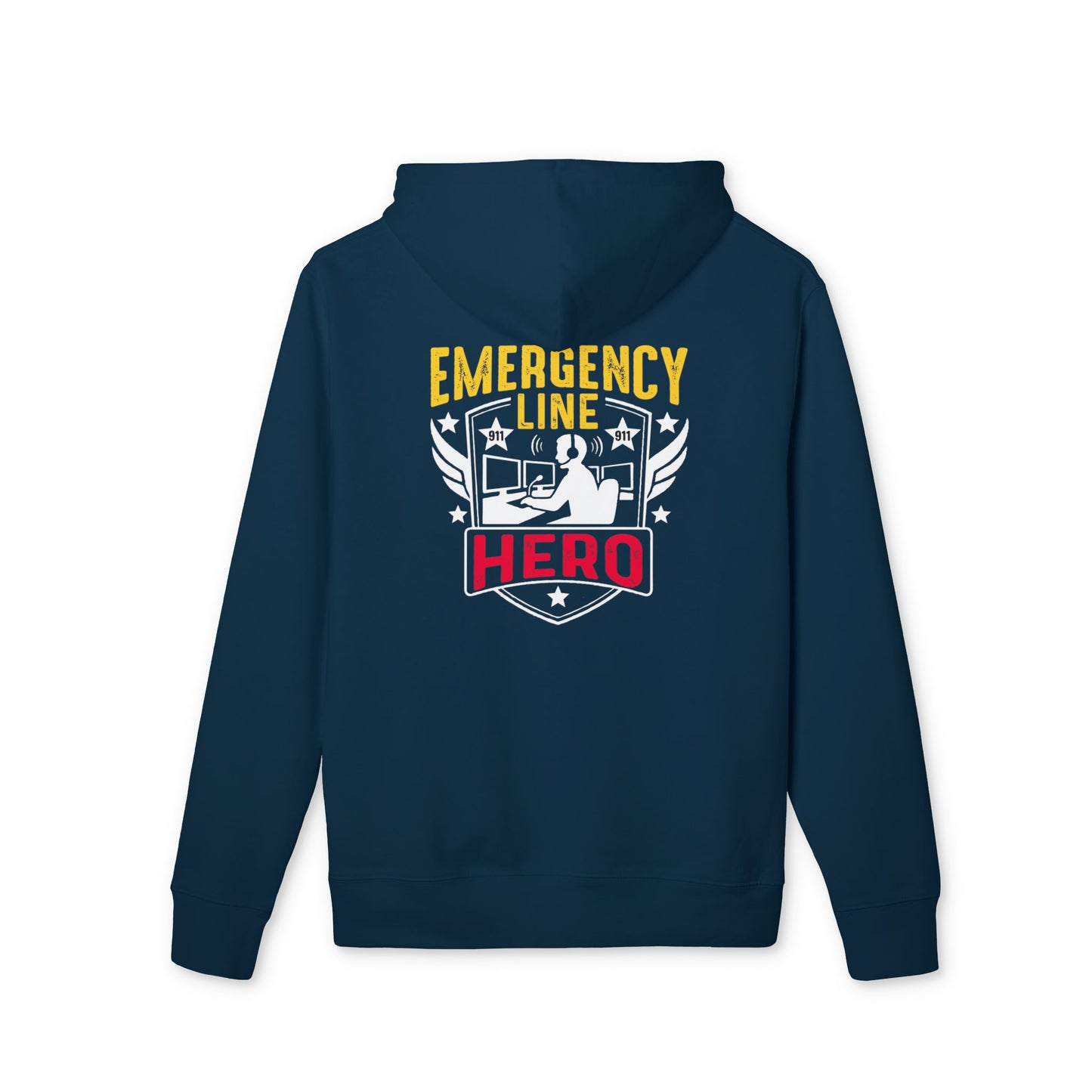 Emergency Line Hero Hoodie — EMS Dispatcher Tribute Pullover