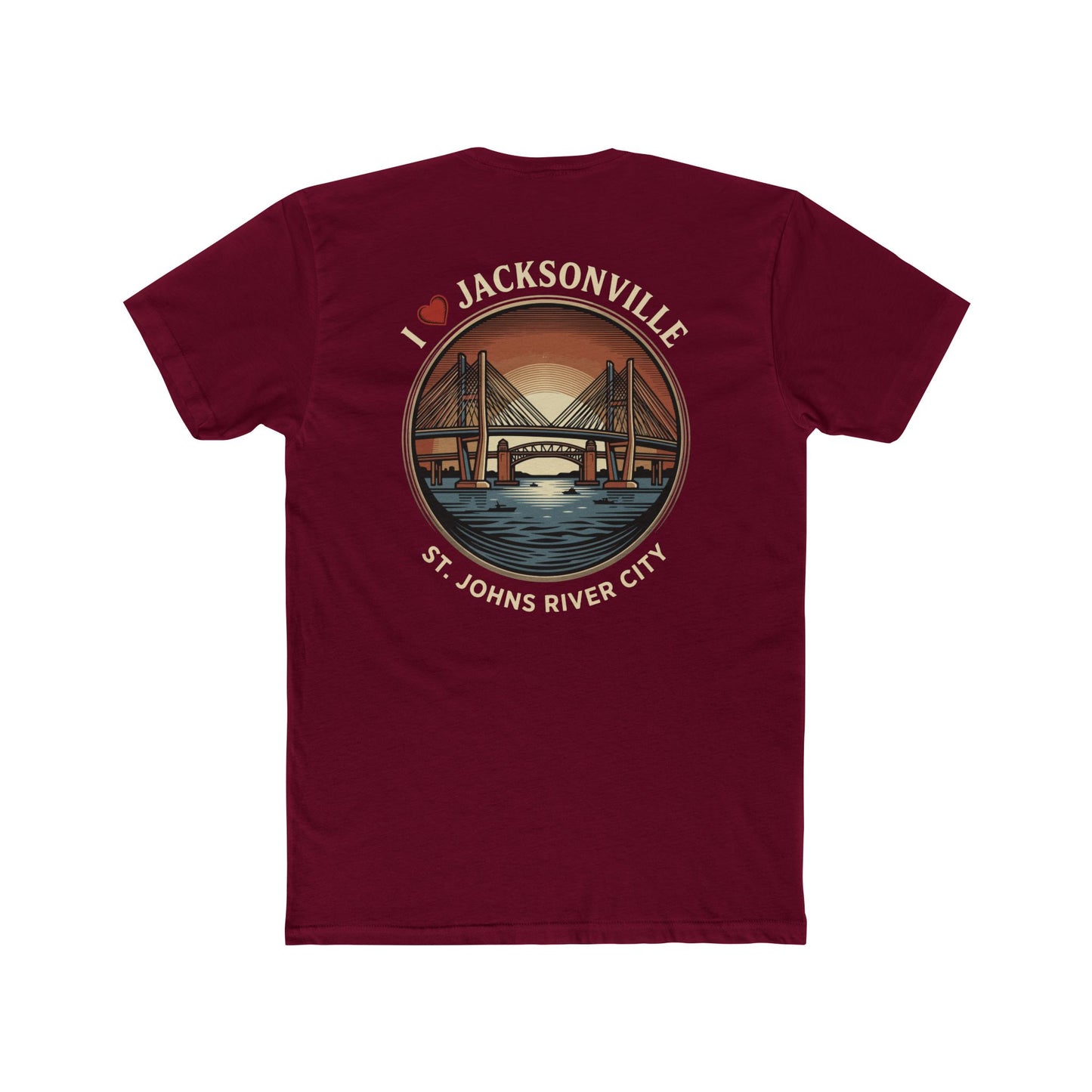 Jacksonville St. Johns River City Tee — I  Jacksonville Graphic T-Shirt